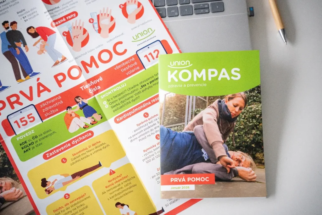 Sprievodca v kritických chvíľach: Vydávame Kompas Prvá pomoc.