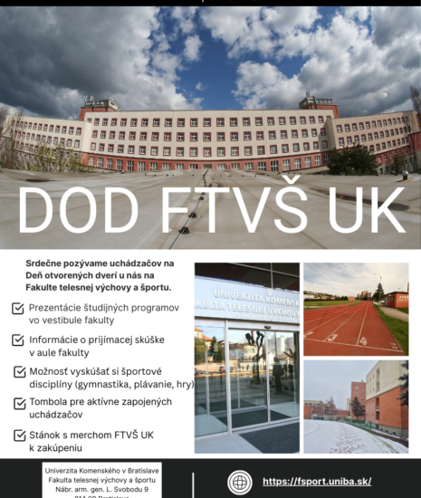 DEŇ OTVORENÝCH DVERÍ NA FTVŠ UK PREDSTAVÍ NOVÝ ŠTUDIJNÝ PROGRAM ZAMERANÝ NA FYZIOTERAPIU_69cf4e17e79e7.png
