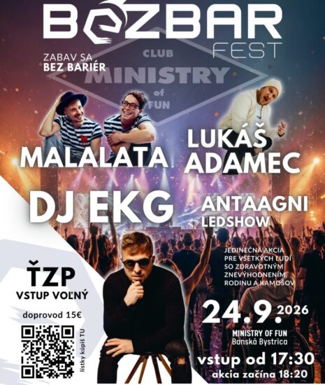 Banská Bystrica je partnerom BEZBAR festu – jedinečného podujatia svojho druhu na Slovensku Banská Bystrica je partnerom BEZBAR festu – jedinečného podujatia svojho druhu na Slovensku_6a9844973bf6a.jpeg